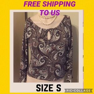 STYLISH CLAUDIA RICHARD BLOUSE SIZE S🎀